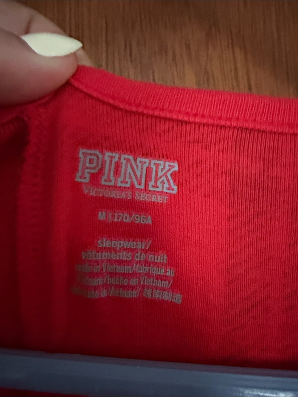 PINK Victorias Secret Red and Black Plaid One-Piece Pajama Romper - Picture 2 of 4